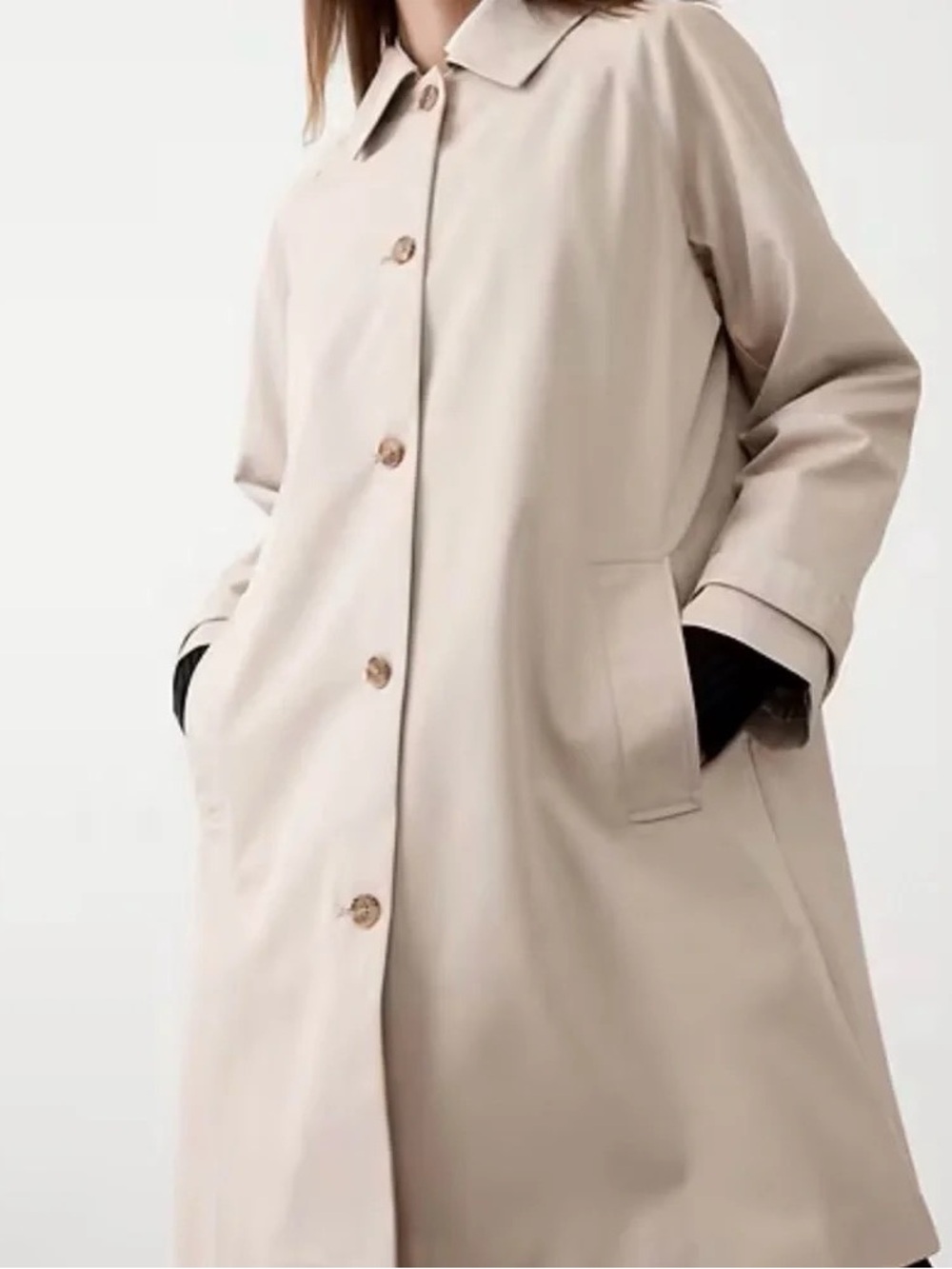 Banana Republic Twill Mac Trench Coat
